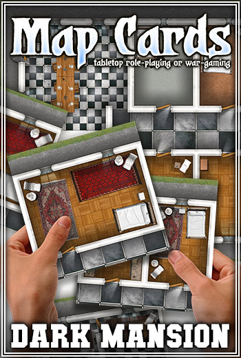 RPGnow.com: The Dark Mansion Map Cards