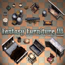 Fantasy Furniture Tokens III - Sample 01