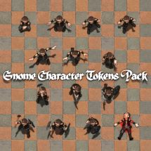 Gnome Character Tokens Pack