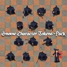 Gnome Character Tokens Pack