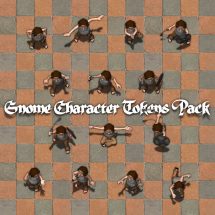 Gnome Character Tokens Pack