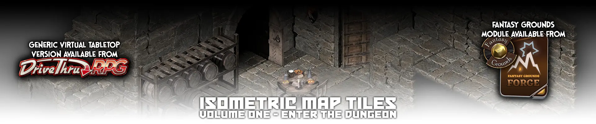 Isometric Map Tiles - Volume One: Enter the Dungeon