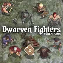 Dwarven fighters Token Pack