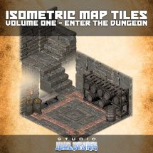 Isometric Map Tiles - Volume 1: Enter the Dungeon