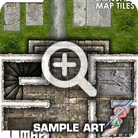 Catacombs Map Tiles - Sample #1