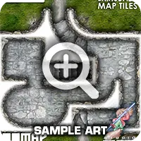 Catacombs Map Tiles - Sample #3