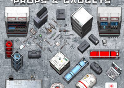 Sci-fi Props and Gadgets Token Pack