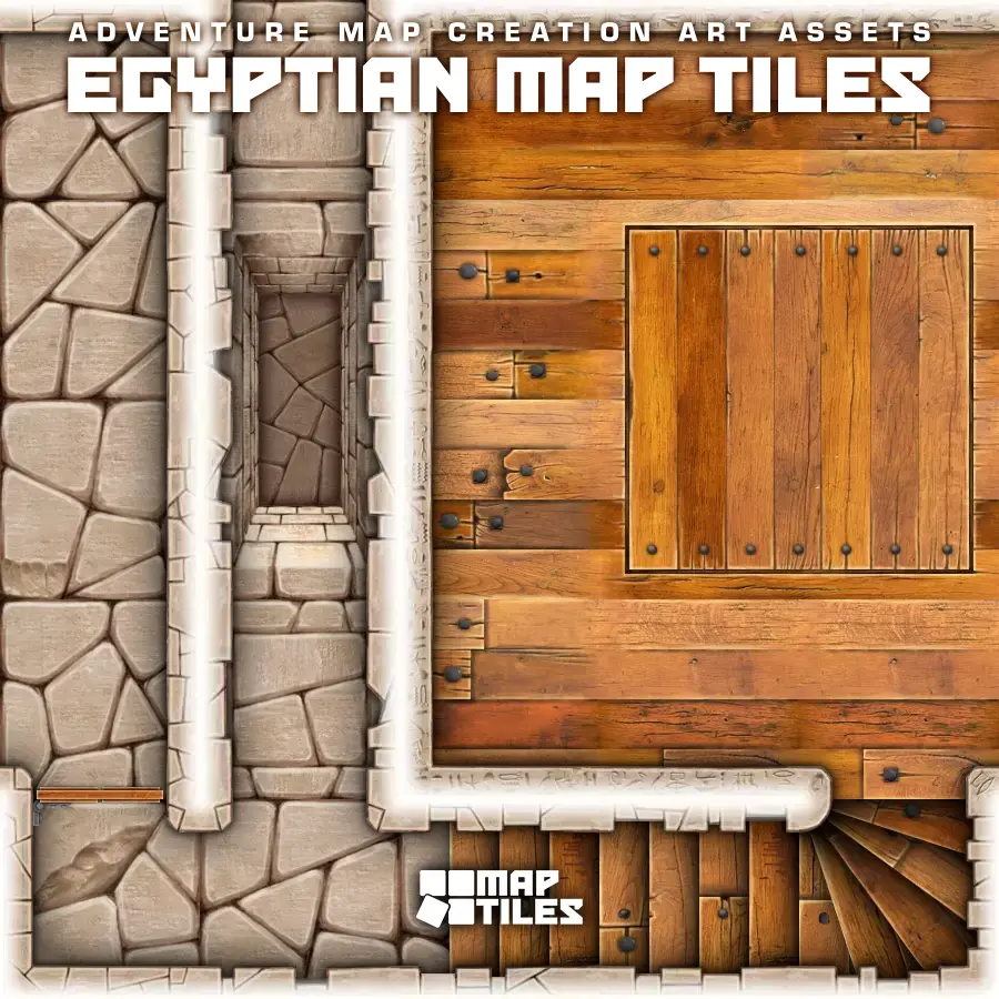 Egyptian Map Tiles - Sample 01
